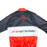 CYCLING Full Zip Cycling Mens Jersey Red XS