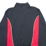 4 SPORTS Cycling Mens Jersey Black Long Sleeve 1/4 Zip L