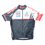 Full Zip Cycling Mens Jersey Black M