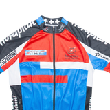 Full Zip Cycling Mens Jersey Blue M