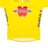 CRAFT Cycling Mens Jersey Yellow 1/4 Zip XL