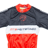 CYCLING Full Zip Cycling Mens Jersey Red M