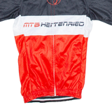 CYCLING Full Zip Cycling Mens Jersey Red M