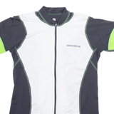 GIORDANA Full Zip Cycling Mens Jersey White L