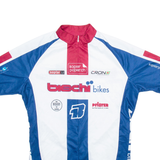 GIST Cycling Mens Jersey White 1/2 Zip S