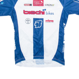 GIST Cycling Mens Jersey White 1/2 Zip S