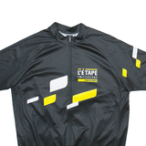 THOMAS Full Zip Cycling Mens Jersey Black XL