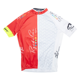 CAMISA NEW ELITE Full Zip Cycling Mens Jersey Red L