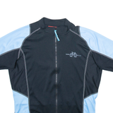 JAKROO Full Zip Cycling Mens Jersey Black XL