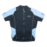 JAKROO Full Zip Cycling Mens Jersey Black XL