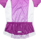 CRIVIT Cycling Womens Jersey White 1/4 Zip S