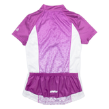 CRIVIT Cycling Womens Jersey White 1/4 Zip S