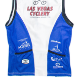SUGOI Cycling Mens Jersey Blue Sleeveless 1/2 Zip M