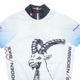 SWISS QUALITY Cycling Mens Jersey Blue 1/4 Zip S