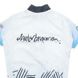 SWISS QUALITY Cycling Mens Jersey Blue 1/4 Zip S