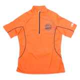 GONSO Cycling Womens Jersey Orange 1/4 Zip UK 12