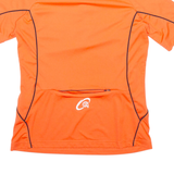 GONSO Cycling Womens Jersey Orange 1/4 Zip UK 12