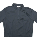 BTWIN Cycling Mens Jersey Black 1/4 Zip XL