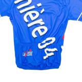 Cycling Mens Jersey Blue 1/4 Zip XL