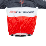 CYCLING Full Zip Cycling Mens Jersey Red 2XL