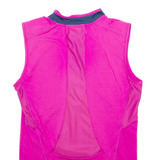 CMP Cycling Womens Jersey Pink Sleeveless 1/4 Zip XS