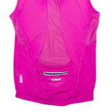 CMP Cycling Womens Jersey Pink Sleeveless 1/4 Zip XS
