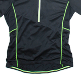 PULSE BIKE Cycling Mens Jersey Black 1/2 Zip L