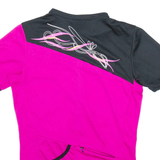 RACER Cycling Womens Jersey Pink 1/2 Zip M