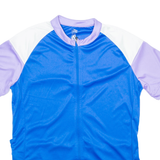 CRANE Full Zip Cycling Mens Jersey Blue L