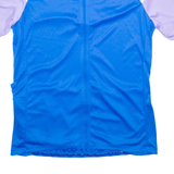 CRANE Full Zip Cycling Mens Jersey Blue L