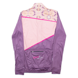 EKOI Full Zip Cycling Womens Jersey Purple Long Sleeve S