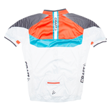 CRAFT Full Zip Cycling Mens Jersey White M