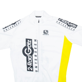 Full Zip Cycling Mens Jersey White M