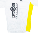 Full Zip Cycling Mens Jersey White M