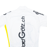 Full Zip Cycling Mens Jersey White M
