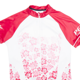 PEAK PERFORMANCE Cycling Womens Jersey White 1/4 Zip M