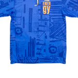 BIEMME Cycling Shirt Mens Jersey Blue 1/4 Zip M