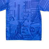 BIEMME Cycling Shirt Mens Jersey Blue 1/4 Zip M