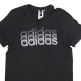 ADIDAS Mens T-Shirt Black S