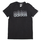 ADIDAS Mens T-Shirt Black S