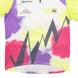 GONSO Cycling Shirt Mens Jersey Yellow 1/4 Zip L