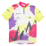 GONSO Cycling Shirt Mens Jersey Yellow 1/4 Zip L
