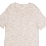 REISS Mens T-Shirt Red Viscose XL