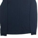 REISS Mens T-Shirt Blue Long Sleeve Crew Neck S