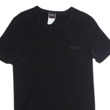 BOSS Mens T-Shirt Black Crew Neck M