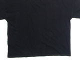 CALVIN KLEIN JEANS Cropped Womens T-Shirt Black Crew Neck M