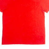 PUMA Mens T-Shirt Red Crew Neck L