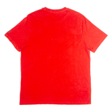 PUMA Mens T-Shirt Red Crew Neck L