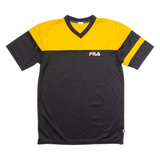 FILA Mens Jersey Black V-Neck S