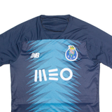NEW BALANCE 2019/20 FC Porto Third Mens Football Shirt Jersey Blue Crew Neck M